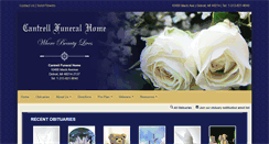 Desktop Screenshot of cantrellfuneralhome.com